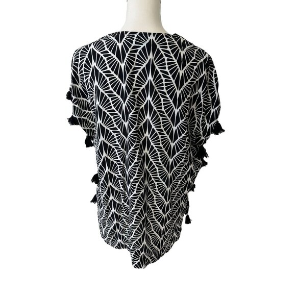 ESCAPADA Tropical Fringe Womens Swim Coverup Size Medium - Picture 3 of 7